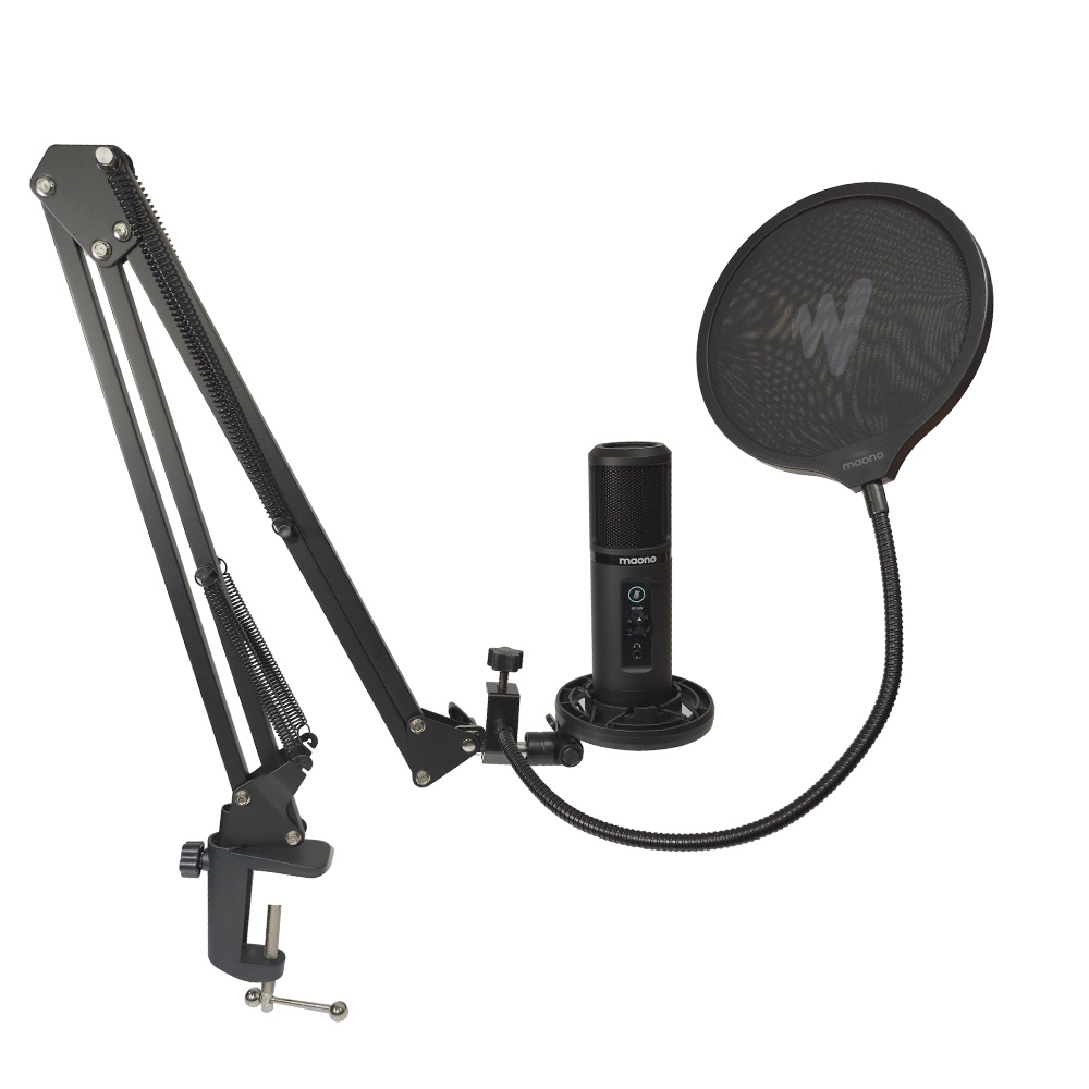 میکروفن-پادکست.jpg.20.jpg میکروفون ماونو یو اس بی MAONO AU PM422 USB کارکرده - Image 1