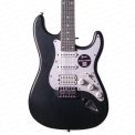 گیتار الکتریک طرح فندر مشکی Fender HSS Strat Black China